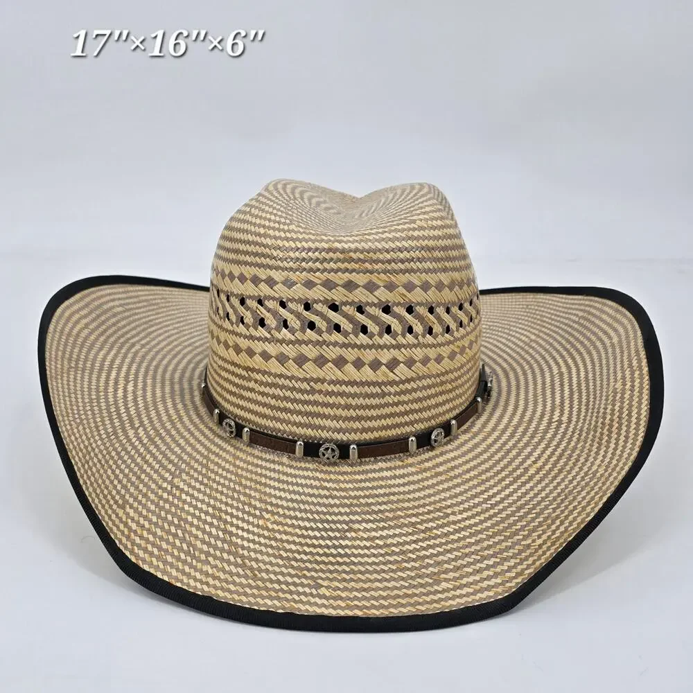 Twister Boho Western Coastal Cowgirl 10X‎ Straw Cowboy Hat – Size 7 ½